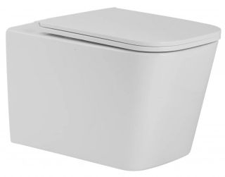 Унитаз подвесной SantiLine SL-5027 безободковый белый